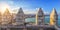 View on Peniscola from the top of Pope Luna\'s Castle , Valenci