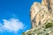 View of Penon de Ifach, a crag in Calpe, Spain