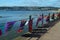 View from Penzance Promenade over to Newlyn, Cornwall, England