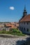 View of Petrovaradin medieval town near Petrovaradin fortress.