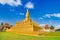 View of the Pha That temple. Vientiane, Laos. Panorama