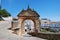 View through the Phillip V arch, Ronda, Spain.