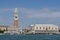 View of Piazza San Marco from the island of San Giorgio Maggiore, Venice, Italy