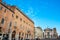 View of Piazza Sordello in Mantua Mantova, Italy