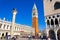 View of Piazzetta San Marco Venice Italy