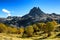 View of Pic Du Midi Ossau in autumn, France, Pyrenees
