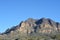 View of Picketpost Mountain on Arizona National Scenic Trail in Tonto National Forest, Superior, Arizona USA