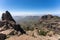 view from pico de las nieves on gran canaria