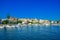 View of the picturesque coastal town of Ermioni, Peloponnese, Greece