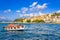 View of the picturesque coastal town of Pylos, Peloponnese.