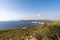 View of the picturesque desert and mountain coastline of Cabo de Gata in southern Spain