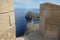 View of the picturesque St. Paul\\\'s Bay from Acropolis of Lindos. Rhodes Island, Greece