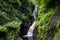 View of the picutresque Glenariff Waterfall in Northern Ireland