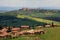 View on the Pienza in Tuscany