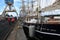 View of the pier along starboard side of British schooner Malcolm Miller
