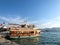 View on pier with boats and yachts, Marmaris pier, boats and yacht, Mediterranean sea