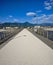 View of the pier of Marina di Pietrasanta