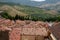 View of Pietrapertosa, historic town in Basilicata, Italy