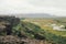 View of the Pigvellir, the landscape where the two tectonic plates join, Pigvellir, Iceland