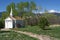 A View of Pikes Peak from a Chapel