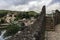 View of the pilgrims` portal in the city of Pirapora do Bom Jesus,