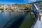 View of Pinhao from the bridge crossing the Douro River