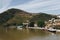 View from Pinhao village to Douro valley and river