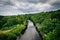 View of the Piscataquog River, from the Pinard Street Bridge in