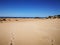 View of Piscinas Dune in Sardinia, a natural desert