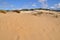 View of Piscinas Dune in Sardinia, a natural desert