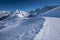 View from the piste of Gavarnie Gedre ski resort