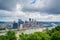 View of the Pittsburgh skyline and Monongahela River, from Mount Washington, Pittsburgh, Pennsylvania