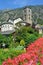 View of Placa del Princep Benlloch in Andorra la Vella, toward Esglesia de Sant Esteve parish church.