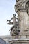 View of Plague Column at main square.