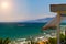 View of Platja Llarga beach in Salou Spain