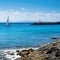 View from Playa Dorada in Playa Blanca, Lanzarote