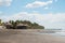 View of Playa el Tunco, the surfer paradise at El Salvador