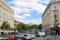 View from Plaza de los Cortes, Madrid, Spain