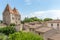 View point of Castle of Carcassonne, Languedoc Roussillon