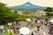 View point at Kachi Kachi Ropeway with Fujisan