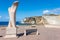 The view point over the Chiaia di Luna beach in the Ponza island, Lazio, Italy.