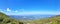 view of Polish mountains Karkonosze tree sky clouds Polish rocky peak table beautiful view