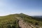 View from Polonina Wetlinska in the Bieszczady Mountains in Poland