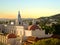 View of Ponce during the sunset, Puerto Rico