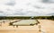 View of ponds from the window of the Palace of Versailles