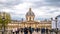 View from Pont des arts and Seine river during Autumn season in the afternoon cloudy day . One of the most important bridge in