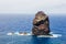 View Ponta sao lourenco madeira east point hiking path stormy sea weather outdoor landscape concept