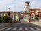 View of  Ponte del Diavolo, Devil`s Bridge in English, in Cividale, unesco heritage site.