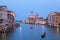 View from Ponte dell`Accademia in Venice