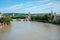 View Ponte della Vittoria Bridge of the Victory, located in Verona on the river Adige, Italy